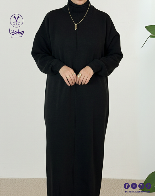 فستان بيزك تريكو لإطلالة دافئة بكل بساطة