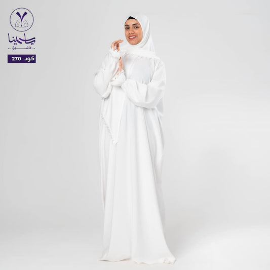 إسدال سكارف ابيض