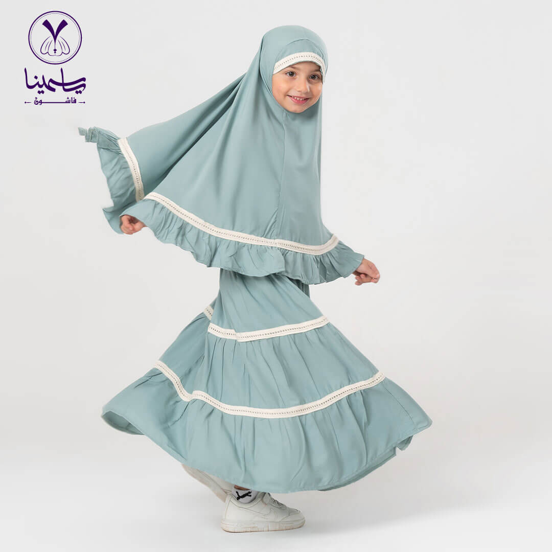 اسدال صلاة قطعتين بناتى مينت
