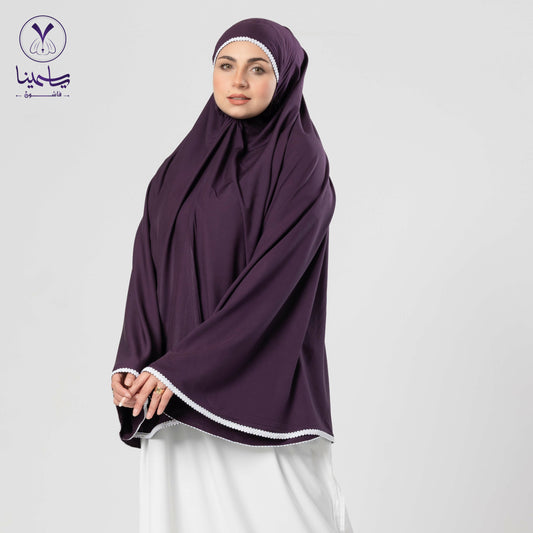 خمار سادة دانتيل موف